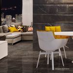Porcelanato-Lumina-Acetinado-Black-100x100cm-Ret---Portinari---6059527A---Ambientada-Ampla-