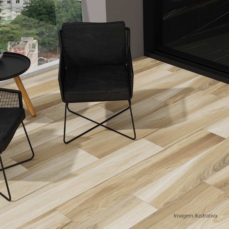 Porcelanato-Tavola-Hard-Beige-20x120cm-Ret---Portinari---6060452A---Ambientada-Ampla-