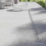 Porcelanato-Battuto-Hard-Gray-100x100cm-Ret---Portinari---6060543A---Ambientada-Ampla-
