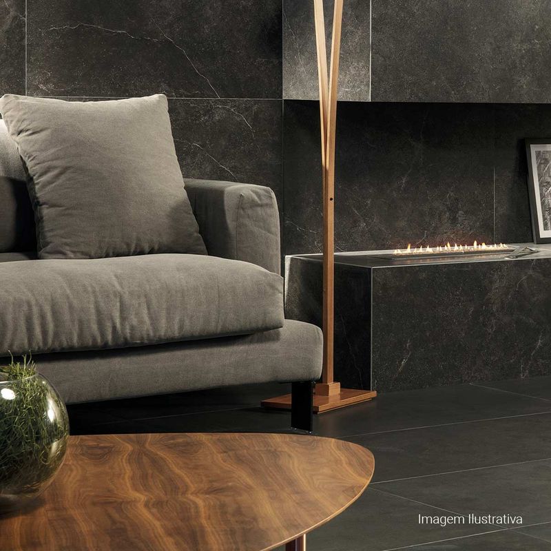 Porcelanato-Cement-Stone-Natural-Dark-Gray-90x90cm-Ret---Portinari---6061128A---Ambientada-Ampla-