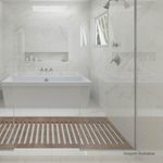 Porcelanato-Duomo-Polido-Marmo-White-60x120cm-Ret---Portinari---6059065A---Ambientada-Ampla-