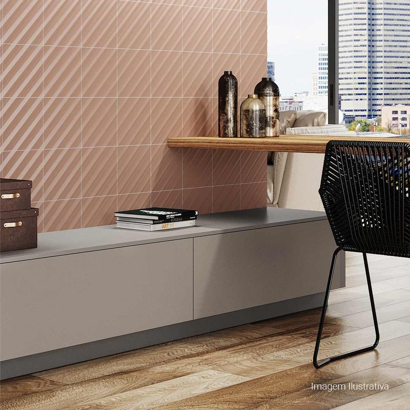 Porcelanato-Maze-Matte-Pink-20x20cm-Ret---Portinari---6061830A---Ambientada-Ampla-