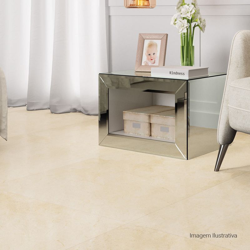 Porcelanato-Pedras-Classicas-Hd-Acetinado-Crema-Atlantico-90x90cm-Ret---Portinari---6059057A---Ambientada-Ampla-