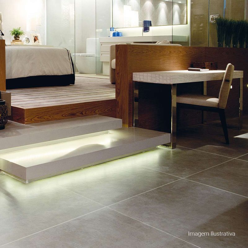 Porcelanato-Portland-Hd-Acetinado-Dark-Gray-90x90cm-Ret---Portinari---6054654A---Ambientada-Ampla-