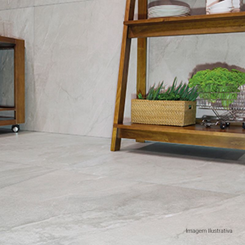 Porcelanato-Pietra-Di-Savoie-Acetinado-Soft-Gray-100x100cm-Ret---Portinari---6059564A---Ambientada-Ampla-