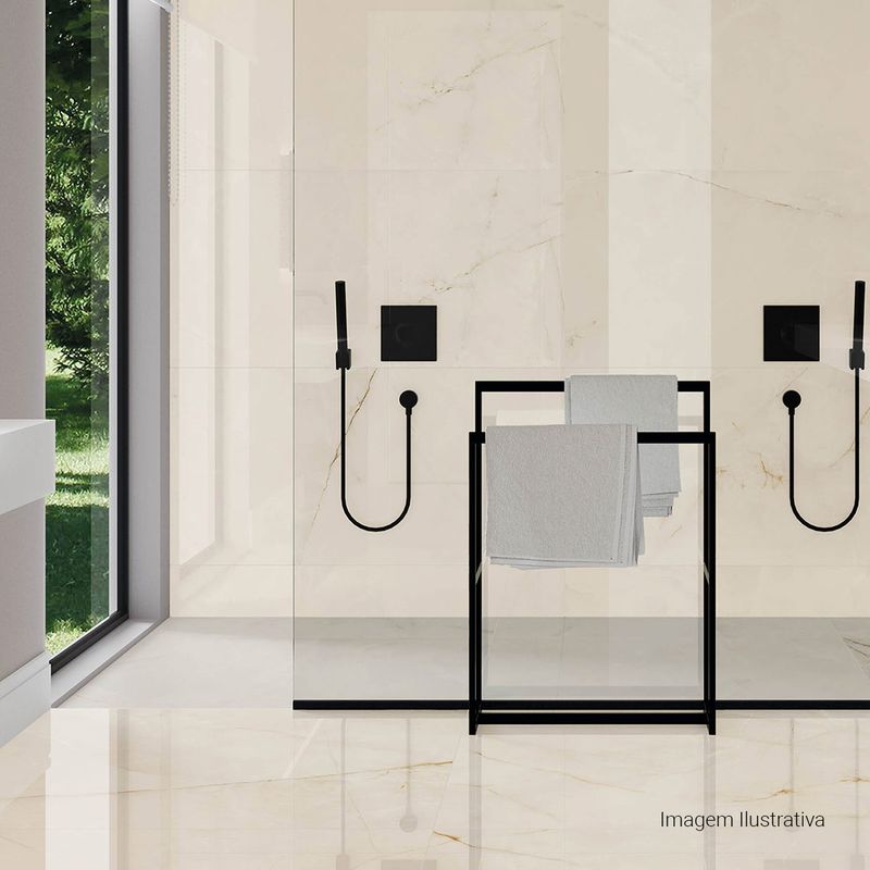 Porcelanato-Timeless-Natural-Almond-100x100cm-Ret---Portinari---6061499A---Ambientada-Ampla-