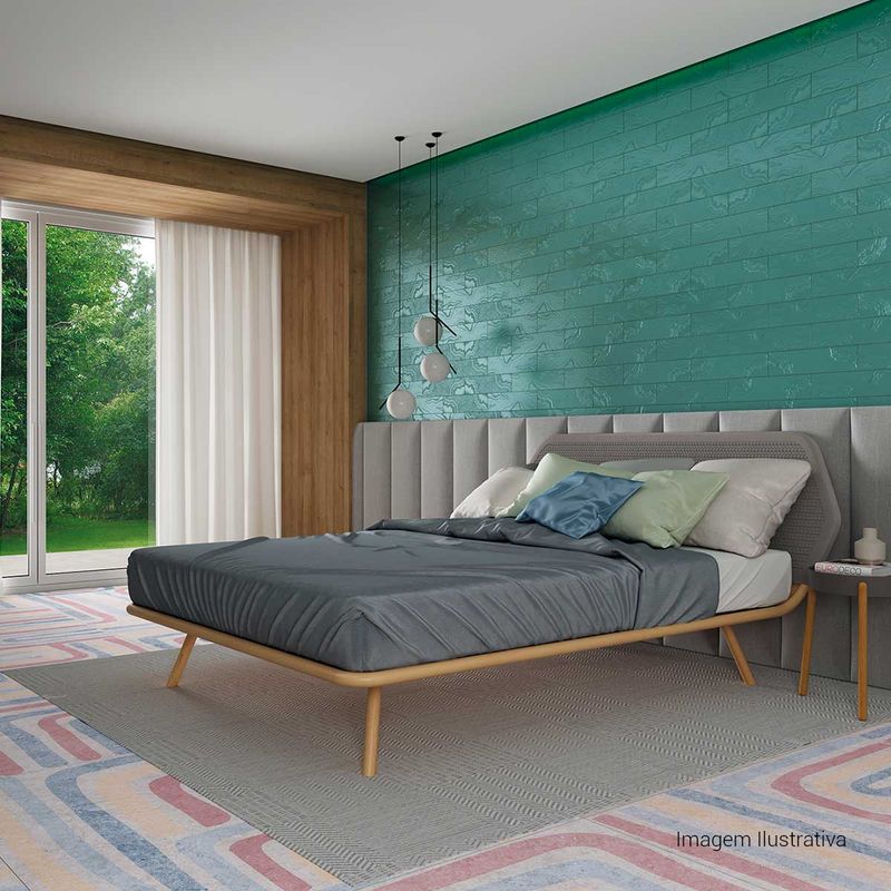 Porcelanato-Vitral-Matte-LuxGreen-10x40cm-Bold---Ceusa---5062495A---Ambientada-Ampla-
