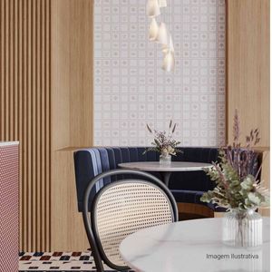 Porcelanato Isabela Capeto Matte Decor White Matte - 10cmx10cm Bold