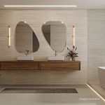 Porcelanato-Mezzo-Matte-Decor-White-30x120cm-Ret---Portinari---6062455A---Ambientada-Ampla-