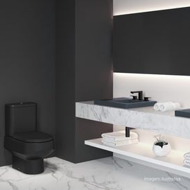 Sifão para Lavatório (entrada: 1 / Saída: 1 1/2) Black Matte