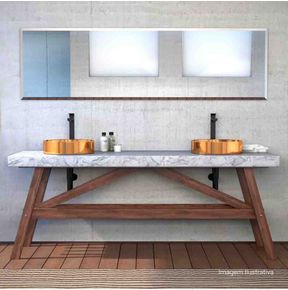 Torneira-Deca-de-Mesa-Bica-Alta-para-Lavatorio-Unic-Black-Matte---Deca---1189.BL90.MT---Ambientada-Ampla-pode-com-2-ou-mais-produtos-diretamente-ou-indiretamente-relacionados-ou-quando-a-imagem-for-de-um-ambiente-completo.