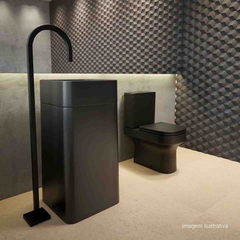 Torneira-Deca-de-Piso-Curva-Tube-Black-Matte---Deca---1199.BL.TUB.PSO.MT---Ambientada-Ampla-pode-com-2-ou-mais-produtos-diretamente-ou-indiretamente-relacionados-ou-quando-a-imagem-for-de-um-ambiente-completo.