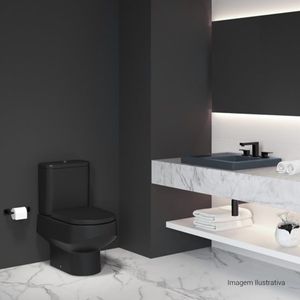 Misturador de Mesa Bica Baixa para Lavatório Unic Black Matte