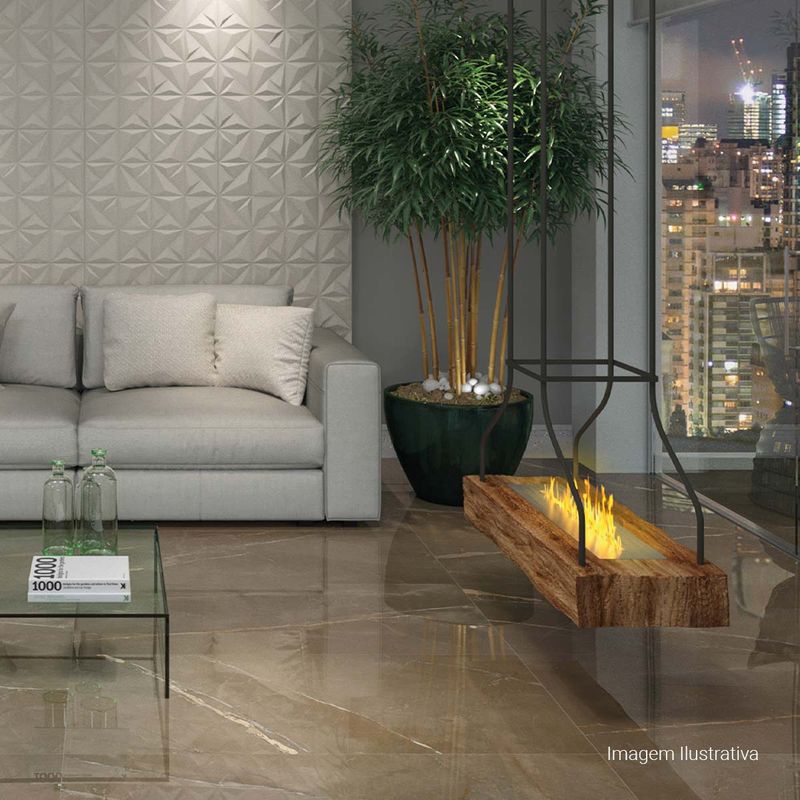 Porcelanato-Opera-Polido-Brown-60x120cm-Ret---Portinari---6060011A---Ambientada-Ampla-
