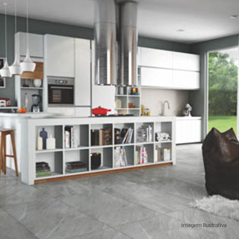 Porcelanato-Pietra-Serena-Hd-Acetinado-Gray-60x120cm-Ret---Portinari---6057075A---Ambientada-Ampla-