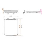 Assento-Deca-em-Plastico-Slow-Close-para-Bacias-Living-Branco---Deca---AP.345.17---Fundo-Branco-Medida-Imagem-do-Desenho-tecnico-de-engenharia