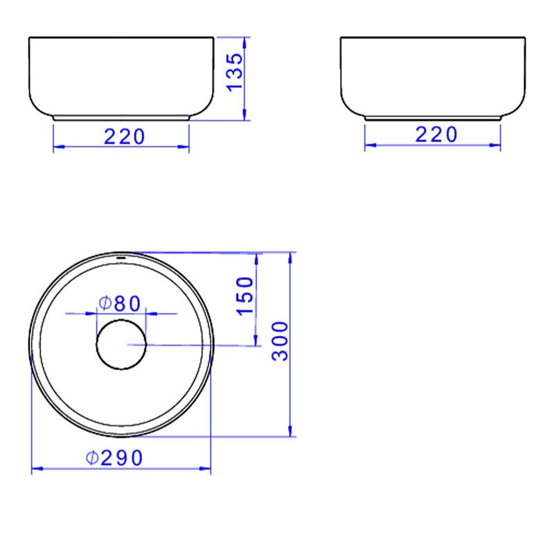 Cuba-de-Apoio-Redonda-30cm-Deca-Slim-Soft-Antracite---Deca---L.12030.85---Fundo-Branco-Medida-Imagem-do-Desenho-tecnico-de-engenharia