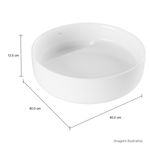 Cuba-de-Apoio-Deca-com-Valvula-Oculta-Redonda-40cm-Slim-Branco---Deca---L.12040.VO.17---Fundo-Branco-Medida-Foto-com-medidas-Produto-unico-ou-multiplos