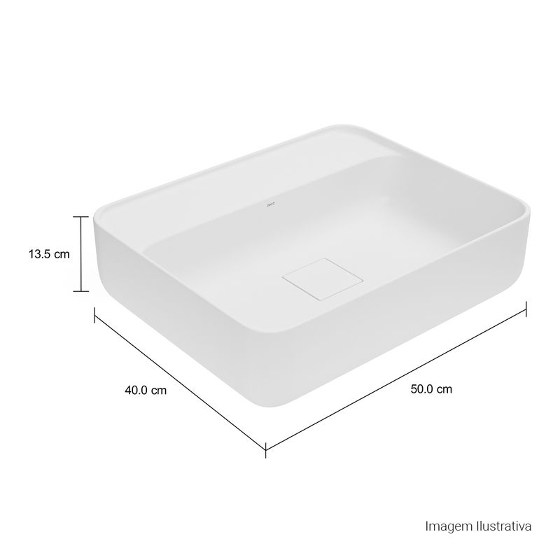 Cuba-de-Apoio-com-Mesa-Retangular-50cm-Deca-Slim-Branco---Deca---L.13050.M.17---Fundo-Branco-Medida-Foto-com-medidas-Produto-unico-ou-multiplos
