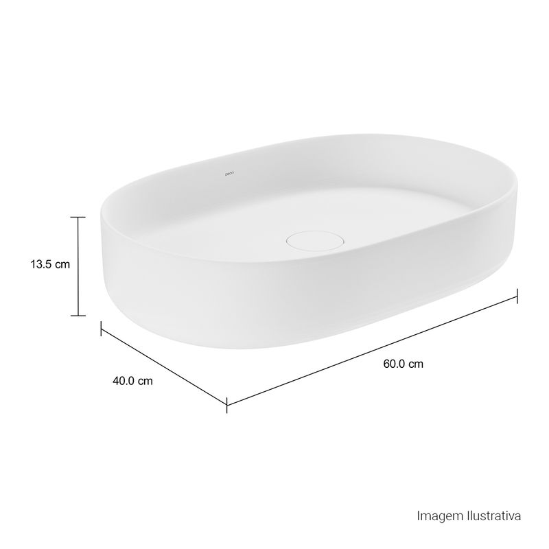 Cuba-de-Apoio-Deca-Oval-60cm-Slim-Branco---Deca---L.14060.17---Fundo-Branco-Medida-Foto-com-medidas-Produto-unico-ou-multiplos