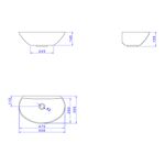 Cuba-de-Apoio-Deca-Oval-500x300mm-Branco---Deca---L.69.17---Fundo-Branco-Medida-Imagem-do-Desenho-tecnico-de-engenharia