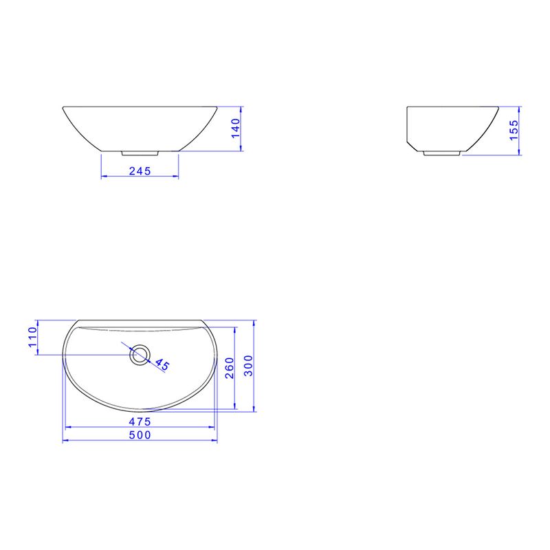 Cuba-de-Apoio-Deca-Oval-500x300mm-Branco---Deca---L.69.17---Fundo-Branco-Medida-Imagem-do-Desenho-tecnico-de-engenharia