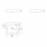 Cuba-de-Apoio-Deca-com-Mesa-Quadrada-430mm-Navy-Blue---Deca---L.737.43---Fundo-Branco-Medida-Imagem-do-Desenho-tecnico-de-engenharia