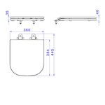 Assento-Deca-em-Poliester-Slow-Close-com-Microban-para-Bacias-Piano-Marrom-Brilhante-Cromado---Deca---AP.337.25---Fundo-Branco-Medida-Imagem-do-Desenho-tecnico-de-engenharia