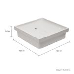 Cuba-de-Sobrepor-Deca-com-Mesa-Quadrada-52cm-Arthur-Casas-Stone-Especial---Deca---L.21052.M.45---Fundo-Branco-Medida-Foto-com-medidas-Produto-unico-ou-multiplos