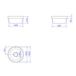 Cuba-de-Sobrepor-Deca-Redonda-30cm-Barbante---Deca---L.22030.26---Fundo-Branco-Medida-Imagem-do-Desenho-tecnico-de-engenharia