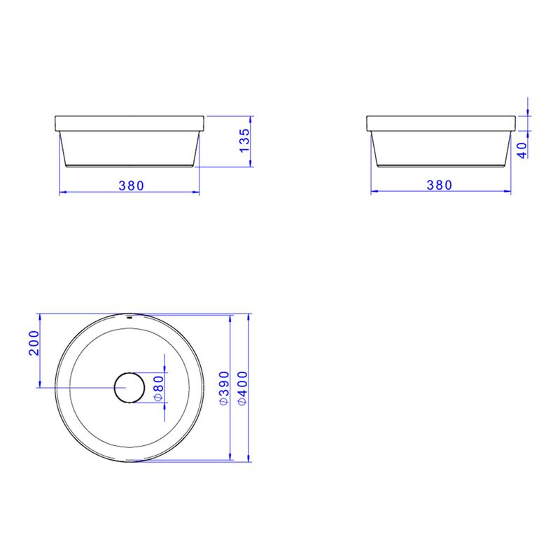 Cuba-de-Sobrepor-Deca-Redonda-40cm-Branco---Deca---L.22040.17---Fundo-Branco-Medida-Imagem-do-Desenho-tecnico-de-engenharia