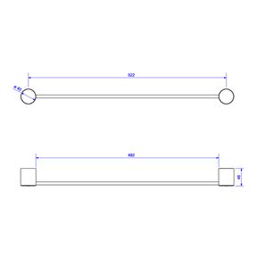 Kit-de-Acessorios-Deca-com-5-Pecas-FlexCromado---Deca---2000.C.FLX---Fundo-Branco-Medida-Imagem-do-Desenho-tecnico-de-engenharia