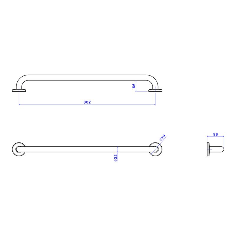 Barra-de-Apoio-Deca-80cm-Conforto-Aco-Polido---Deca---2310.I.080.POL---Fundo-Branco-Medida-Imagem-do-Desenho-tecnico-de-engenharia