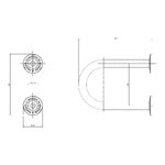 Barra-de-Apoio-Deca-Lateral-Fixa-30cm-Conforto-Aco-Polido---Deca---2373.I.030.POL---Fundo-Branco-Medida-Imagem-do-Desenho-tecnico-de-engenharia