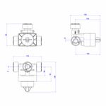 Base-para-Monocomando-Deca-de-Chuveiro-para-Ppr-20mm----Deca---4493.000.PPR---Fundo-Branco-Medida-Imagem-do-Desenho-tecnico-de-engenharia