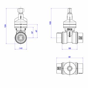 Base para Registro de Gaveta Deca para Ppr 25mm