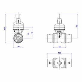 Base para Registro de Gaveta Deca para Cpvc 28mm