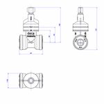 Base-para-Registro-de-Pressao-Deca-Mvs-para-Ppr-20mm----Deca---4416.102.PPR---Fundo-Branco-Medida-Imagem-do-Desenho-tecnico-de-engenharia