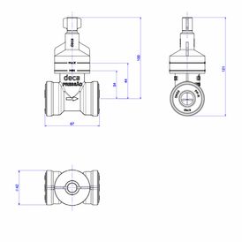 Base para Registro de Pressão Deca Mvs para Ppr 20mm