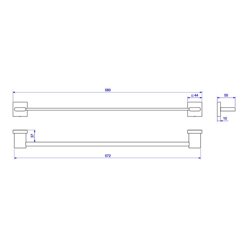 Porta-Toalha-Deca-Barra-50cm-Polo-Cromado---Deca---2040.C33.050---Fundo-Branco-Medida-Imagem-do-Desenho-tecnico-de-engenharia