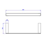 Porta-Toalha-Deca-Barra-35cm-Contemporanea-Cromado---Deca---2040.C97.035---Fundo-Branco-Medida-Imagem-do-Desenho-tecnico-de-engenharia