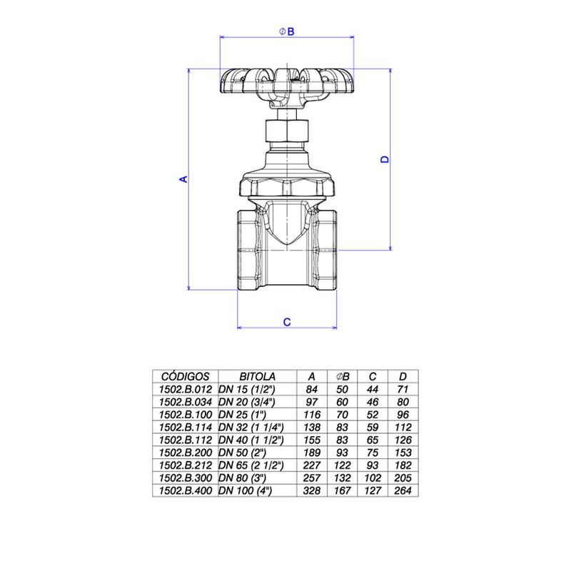 Registro-de-Gaveta-Deca-3-4--para-Uso-Semi-Industrial----Deca---1502.B.034---Fundo-Branco-Medida-Imagem-do-Desenho-tecnico-de-engenharia