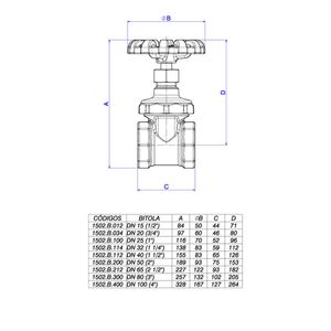 Registro de Gaveta Deca 1 para Uso Semi Industrial