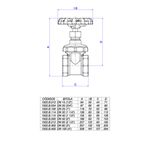Registro-de-Gaveta-Deca-1-1-4--para-Uso-Semi-Industrial----Deca---1502.B.114---Fundo-Branco-Medida-Imagem-do-Desenho-tecnico-de-engenharia