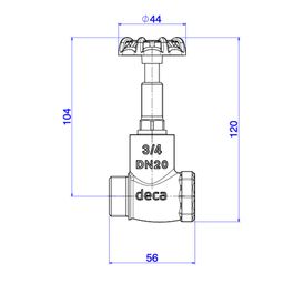 Registro de Pressão Deca 3/4
