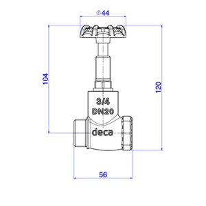 Registro de Pressão Deca 3/4