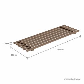 Saboneteira de Apoio Quadratta Corten