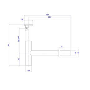 Sifao-Deca-para-Lavatorio--Entrada--1----Saida--1-1-2---Slim-Gold---Deca---1684.GL.100.112---Fundo-Branco-Medida-Imagem-do-Desenho-tecnico-de-engenharia