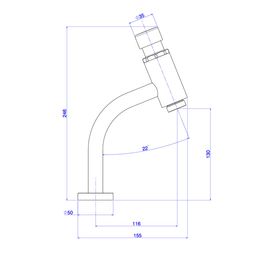 Torneira Deca de Mesa com Fechamento Automático para Lavatório Decamatic Link Cromado