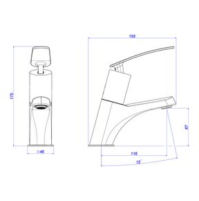 Torneira-Deca-de-Mesa-com-Fechamento-Automatico-para-Lavatorio-Decamatic-Eco-Conforto-Cromado---Deca---1173.C.CONF---Fundo-Branco-Medida-Imagem-do-Desenho-tecnico-de-engenharia